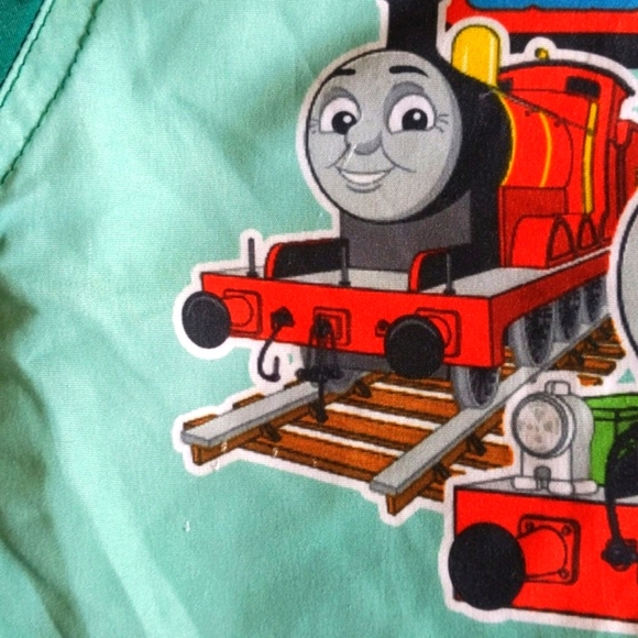 thomas the train button down short sleeve shirt 2T toddler boys - Picture 3 of 7